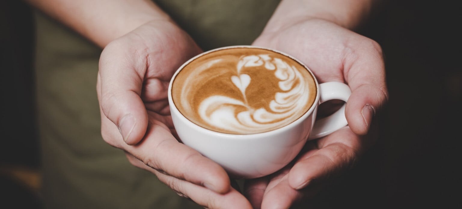 milk foam latte art